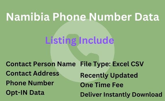 纳米比亚电话号码数据库