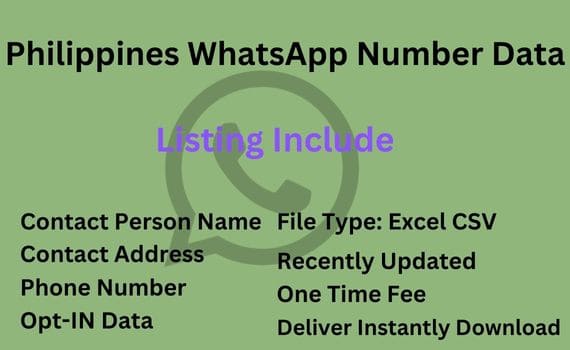 菲律宾 WhatsApp 号码数据库